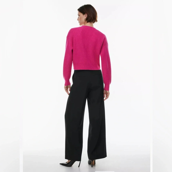 Aritzia Babaton Luxe Cashmere Canberra Cardigan in Granita Pink Size Small - Picture 6 of 14